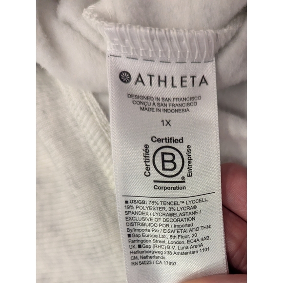 Athleta Coaster Luxe Jogger In Fog Grey Heather Size 1X - Picture 5 of 6